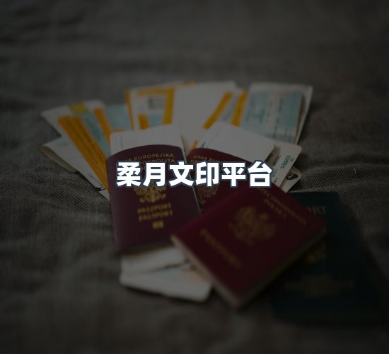 关于柔月文印平台